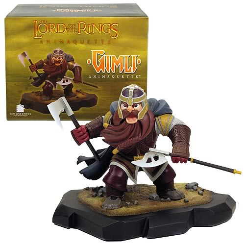 Lord of the Rings Gimli Animated Maquette